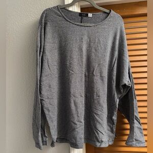 BDG Black and White Striped Top